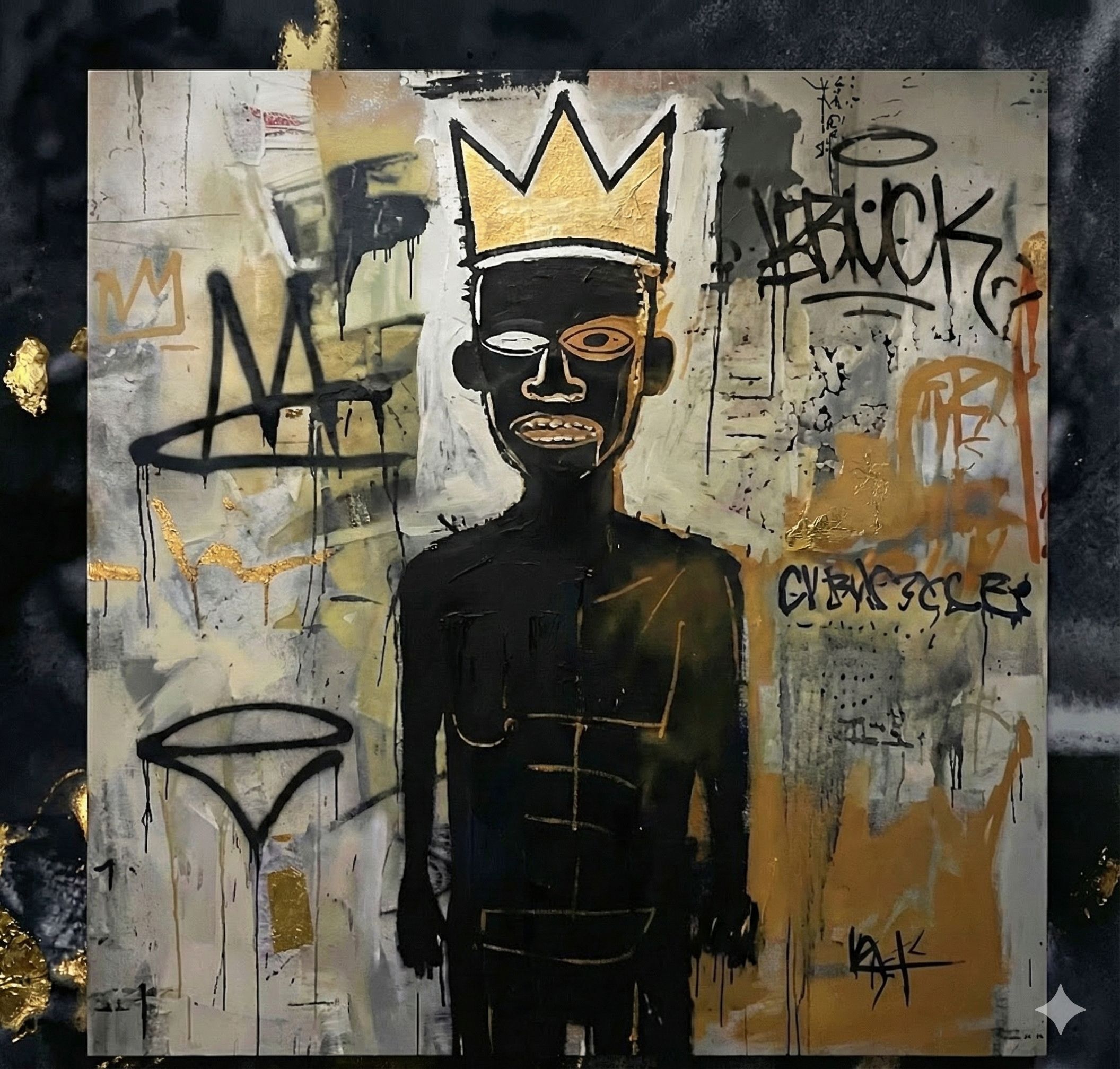 Crown Portrait - Urban Art